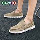 Cartelo toile chaussures pour hommes 2025 Été paresseux hommes Chaussures en tissu décontracté pour hommes Solide douce vieille chaussures en tissu pour hommes de beijing