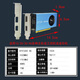 
Tita GTX1050Ti/1650/745/1030RTX3050 design AI half-height single slot 4G/8G/4K/8K small chassis industrial control gaming knife card semi-length graphics card GTX1650M 4GD5 HDMI+DP