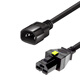 正昌立博华为CE16804电源线HVDC3直母-PDU-C20/C14直公-PI弯公/直公 C14-HVDC3 【1.5平方】 3m