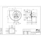 Sanqihu Customized Jiuzhou Puhui 4-72 Zentrifugal-Lüfter Industriefarbe Abgasstaubentfernung Explosionsfrequenzumwandlung Hochdrucklüfter 5A 11 kW 2900 U / min 13821 Luftvolumen Volldruck Druck