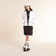 Tommy Hilfiger女绗缝拼色镶边轻暖合身连帽棉服夹克外套MP897 白色OPT XS
