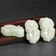 Red crisp hand Hetian jade pendant Pixiu pendant jade pendant large size