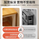 墙边小窄桌家用超窄餐吧台一字长条桌客厅置物架落地长条窄柜铁艺 升级加深-单层12040cm黄衫木色