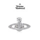 Vivienne Westwood Queen Mother Brooch Women's Genuine Saturn Full Diamond Brooch Suit Accessories Badge Gift for Men and Women Silver - Large
