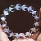 Pangdonglai Qualität weißes Kristallarmband Tianlan Treasure Pot White Ghost Armband Tausend Schicht Bergpyramiden Männer und Frauen lieben H6778 15,4 mm natürlicher Kristall/Semi -Edelstein