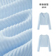 
Semir [same style in the mall] knitted cardigan for women short slim solid color 2025 summer lace V-neck 101325106002