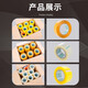 UTHER透明胶带高粘度不易断大号打包封箱封口胶布胶纸大卷强力封箱胶带 透明黄12048卷4.9*2.0