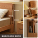 Original massives Holzbett Eiche nordisch modern