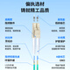 博扬 万兆多模光纤跳线lc-lc 8米 OM3-300双芯跳纤 Φ2.0阻燃低烟无卤LSZH抗弯曲尾纤光纤线 BY-W8552M