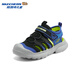Skechers Skechers children's toe sandals boys' shoes summer lightweight non-slip boys' big head beach shoes 406511L black/blue/lemon/BBLM 36