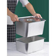 CLCEY304 Edelstahl Quadratbecken Rechteckiges Quadratschalenbuffet Portionen Mehrere Becken Vertiefungen Fastfood -Fastfood -Schale mit Deckelquadratbox 45* Breite und Dicke 3 3520 cm