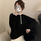 Camisa de base cálida de terciopelo de medio tiempo empalmado con encaje de Manlan para mujeres en otoño e invierno Nuevo diseño Sense Slim Camiseta Top W833 Off-White [Velvet de desarrollo cálido] XL recomendado 115-130Jin [Jin equivale a 0.5 kg]