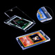 
Weiji magnetic card brick drop glue transparent Korean entertainment album small card Guka storage protection card photo display hard card set Pokémon card game Ogil Shell card brick anti-scratch T-1371/5