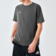 T-shirt adidas Sports d'été pour hommes respirants légers et coton en vrac manches courtes gris foncé / gris clair 2xl