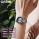 Casio (CASIO) watch ladies SHEEN simple casual fashion student waterproof exam pointer quartz watch gift for girlfriend LTP-1391D-7A elegant shining silver