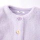 IEF/AIYI -Kleidung [Kinderkleidung] 2024 Winter neuer koreanischer Stil modische und stilvolle süße Mädchen Plüschjacke Purple 110