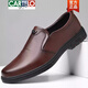 Cartelo Light Luxury High-End-Herrenschuhe 2025 Neue Herren-Leder-Ledergeschäft Casual Lederschuhe mittleren und älteren, weichen Sohle atmungsaktiven einbeinigen 6626 Black 36 Standard Lederschuhgröße