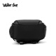Walker Shop [Brand Selection] Men's Backpack Simple Large Capacity Computer Bag Backpack Men's Backpack Waterproof Travel Bag Black