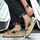 
Huilijun 2025 winter extra-large board shoes 45 original niche trendy shoes 46 sports casual shoes 47 retro light luxury men's shoes 48 6175 meters green 39