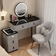 Zhixin Muwang small apartment dressing table bedroom dressing table light luxury high-end dressing table bedside table one modern simple dressing table