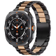 Guangku is suitable for Mark Huafei hollow mechanical watch strap for men's fashionable stainless steel Milanis magnetic FW-6180 metal 20 steel belt 22mm bracelet business model black double-sided rose gold three-plant strap 22mm wide Mark Huafei strap