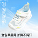 ginoble 25 summer breathable baby toddler shoes 8-18 months men and women mesh sandals GB2436 ballet powder
