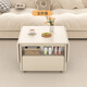 Fanshe movable tea table folding tea table living room and home use multi-functional tea table dining table dual-purpose wheels modern and simple