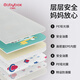 贝博氏（BABY BOX）babybox爬爬垫家用婴儿双面加厚爬行垫子宝宝儿童地垫拼接 【0甲酰胺】奇幻海域6片 58cm*58cm*2cm/片【含边条】