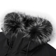 GXG Herrenkleidung, das gleiche schwarze Parka-Fell im Einkaufszentrum, 23-jähriges Winter neues Produkt Gex11529524 Black XL