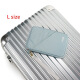 Multifunktionales ID-Paket Passclip-ID-Speicherpaket Air Ticket Clip Travel Storage Bag Card Paket Blau und Grau klein klein