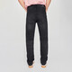 Lee25 spring and summer new product 723 slim mid-waist straight five-bag black gray men's jeans black gray 34