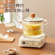 Le stew bird's nest stew pot, stew soup cup, electric stew pot with water-proof stew, stew bird's nest fish maw special stew cup, soup health pot, electric stew cup 1.5L smart model-glass water-proof stew pot