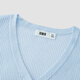 
Semir [same style in the mall] knitted cardigan for women short slim solid color 2025 summer lace V-neck 101325106002