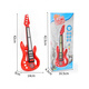 Juguetes de guitarra eléctricos personalizados 4 cuerdas ukulele music iluminación simulación de simulación de día de día de niños regalos 4 cuerdas de iluminación música guitarra 1834b rojo inglés