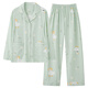 Langsha Vêtements de confinement Xinjiang Cotton Pantalons longs à manches longues Femmes enceintes Pyjamas pour femmes en été Recommandé Recommandé 80-100 Jin [Jin est égal à 0,5 kg.