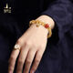 Putuoshan Cultural and Creative Collection New Chinese-style Citrine Bracelet Women's Wealth-Bringing Bracelet