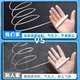 Dile White Chalk Children's Staubfreies Malboard Blackboard Zeitungslehrer Special Kindergarten Home Unterricht staubfrei weiße hexagonale Kante 100 Stecker/Box 6219 Weiß