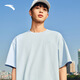 Anta casual short-sleeved T-shirt for men and women the same style for summer simple solid color round neck sports base shirt loose couple top