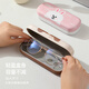 Fan Yejia's high-end glasses storage box with glasses cloth portable sunglasses storage box, anti-pressure and anti-fall cartoon glasses case