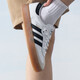 ADIDAS Casual Shoes Shoes Women's Shoes 2025 Spring New Clover Sneakers Samba Suele grueso Zapato bajo Ji1349 Suela de goma cruda blanca 36 (220 mm)