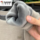 Woodpecker integrated velvet high-end round neck sweater for men's autumn and winter style plus velvet thickened warm base knitted sweater clothes 10749/9906 black [plug thickened] M