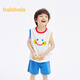 Balabala Children's's Clothing Baby Short à manches à manches