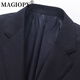 MAGIOPY light luxury high-end brand men's high-end wool suit suit men's business formal wedding groom's dress navy blue M 170