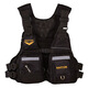 
He Jiangong multi-functional life jacket fishing vest fishing vest sea fishing suit big buoyancy lure equipment Raptor life jacket [cool black] One size [adjustable size]