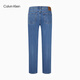 Calvin Kleinjeans [Réplica de la serie 90] 25 Men y mujeres de primavera y verano Mismo modelo CK Jeans rectos RETRO 4RB701G U1W-Denim Light Blue 31