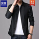 ROMON (ROMON) Spring and Autumn Men's Business Casual Jacket Suit Middle-aged and Young People Solid Color Lapel Thin Korean Style Slim Body Jacket Light Gray 1048 XL [Suggested 138-152Jin [Jin equals 0.5 kg]]
