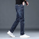 
JEEP SPIRIT brand jeans men's spring and autumn new slim straight men's pants stretch versatile men's high-end casual long trousers 1048 blue 29 waist circumference two feet two