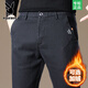 Pantalones de pantalones para hombres Playboy Menora de jeans Summer delgado y recto Slim Pantalones casuales de primavera y otoño pantalón versátiles de moda