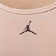 耐克（NIKE）Jordan耐克乔丹女子透气速干衬垫运动内衣秋季中强度支撑FB6873 838冰番石榴色/黑 L