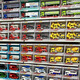 Baolexing Engineering Car Inertial Car Mixer Tamin Can Story Raculing 9853 Double Decker Car Couleur